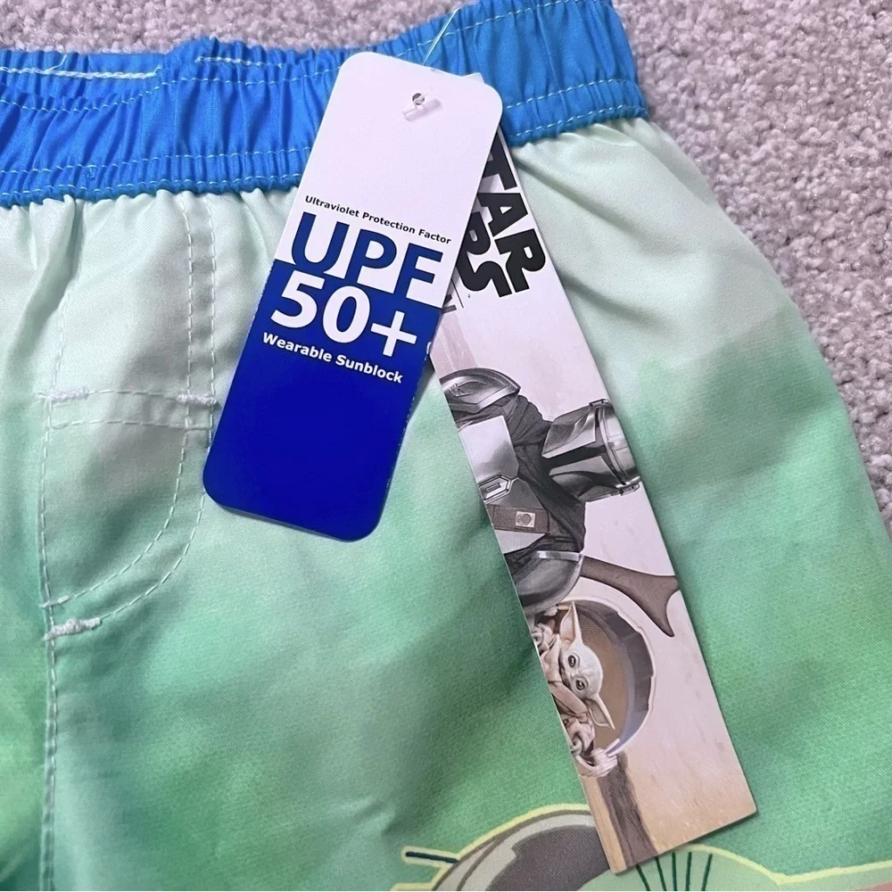 NWT Star Wars swim trunks size 24 months with UPF 50+